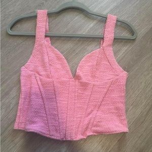 Zara pink corset